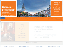 Tablet Screenshot of portsmouthhistory.org
